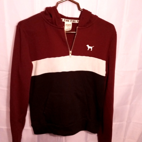 PINK Victoria's Secret Tops - PINK by Victorias Secret hoodie womens size medium..no drawstring in the hood